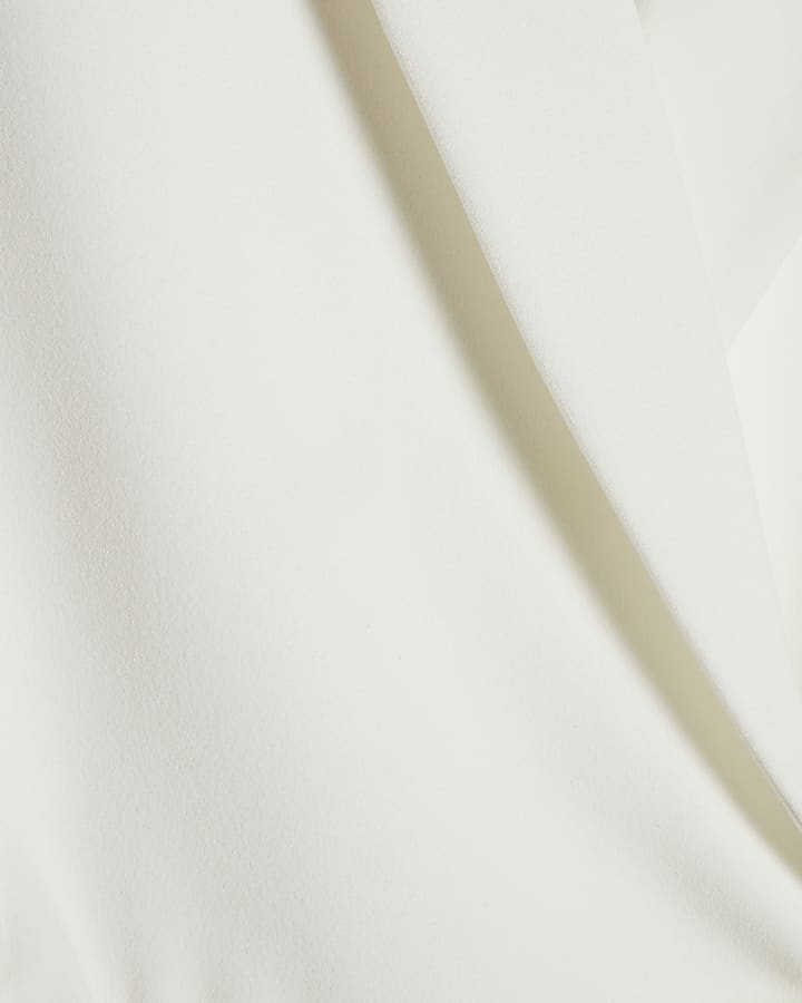 White Elasticated Waistcoat