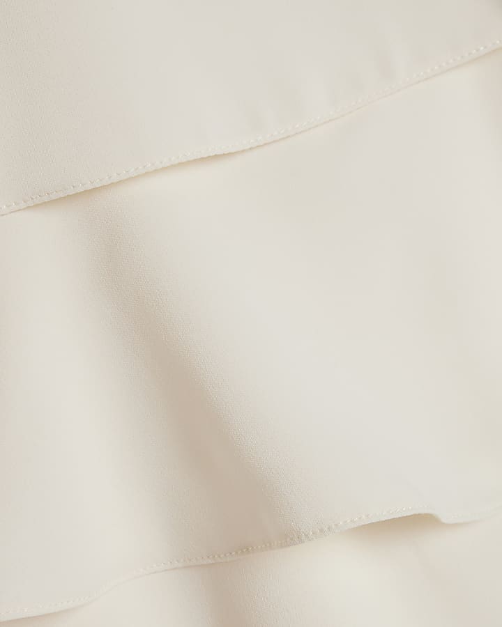 White Overlay Jumpsuit