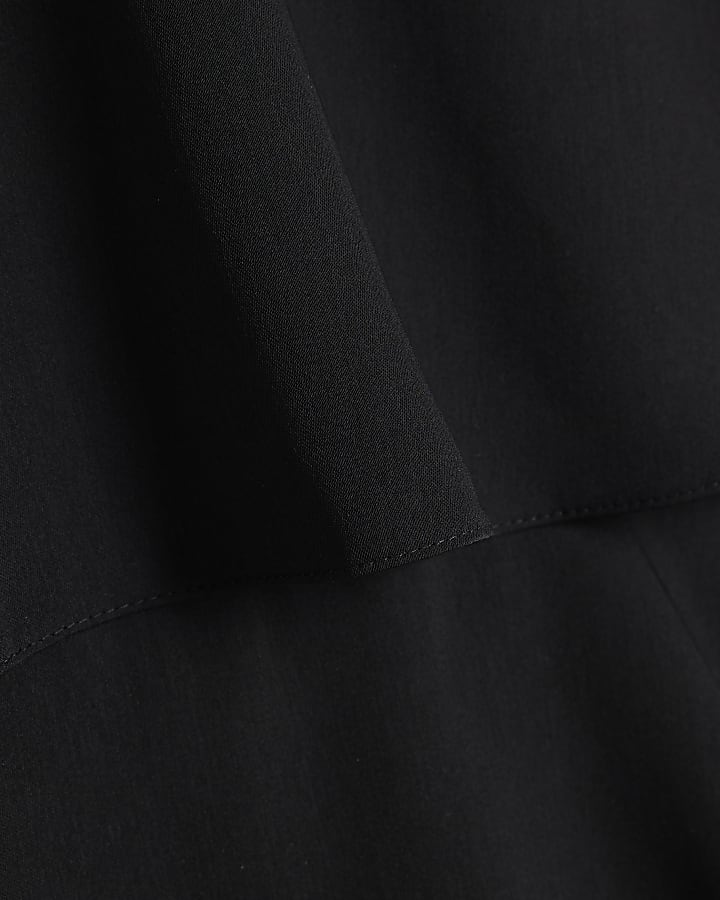 Black Frill Layered Playsuit