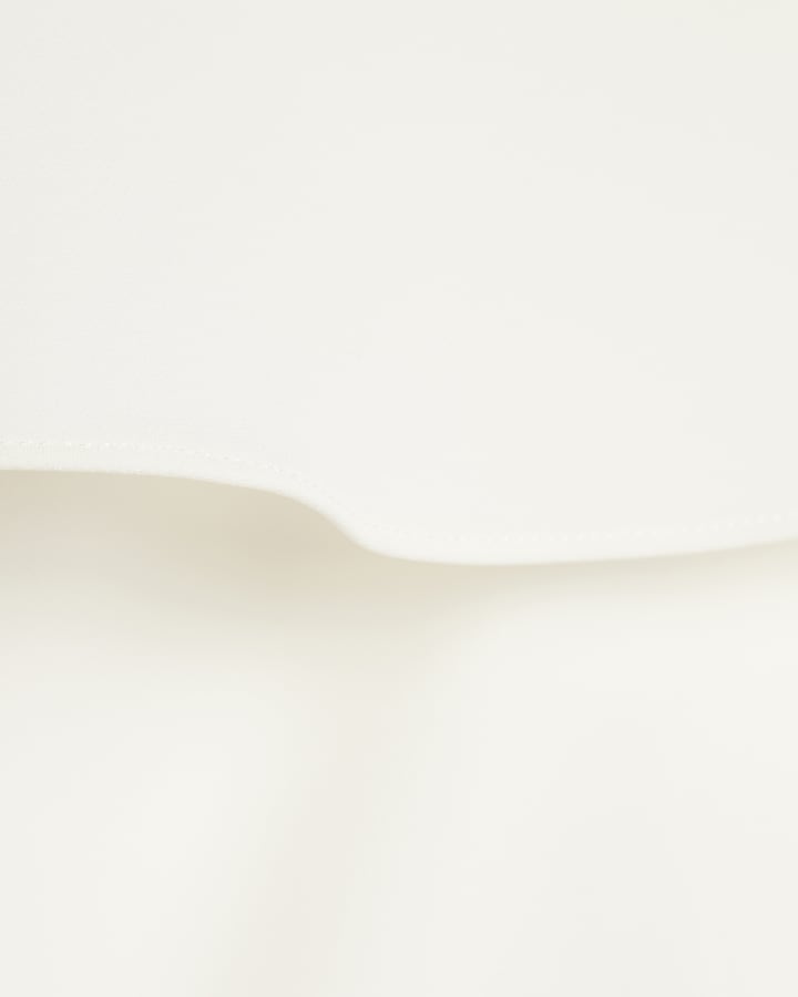 Cream Cape Mini Dress