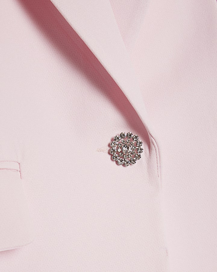 Petite Pink Oversized Blazer