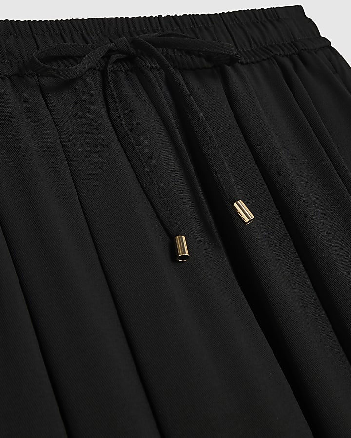 Black Wide Leg Joggers