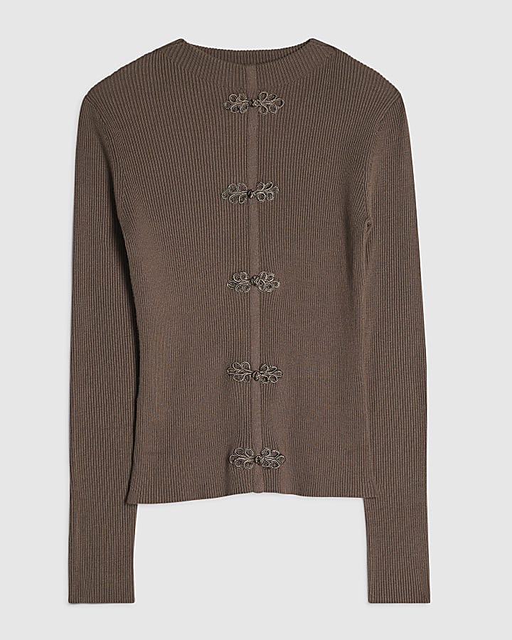 Brown Drummer Boy Knit Jumper