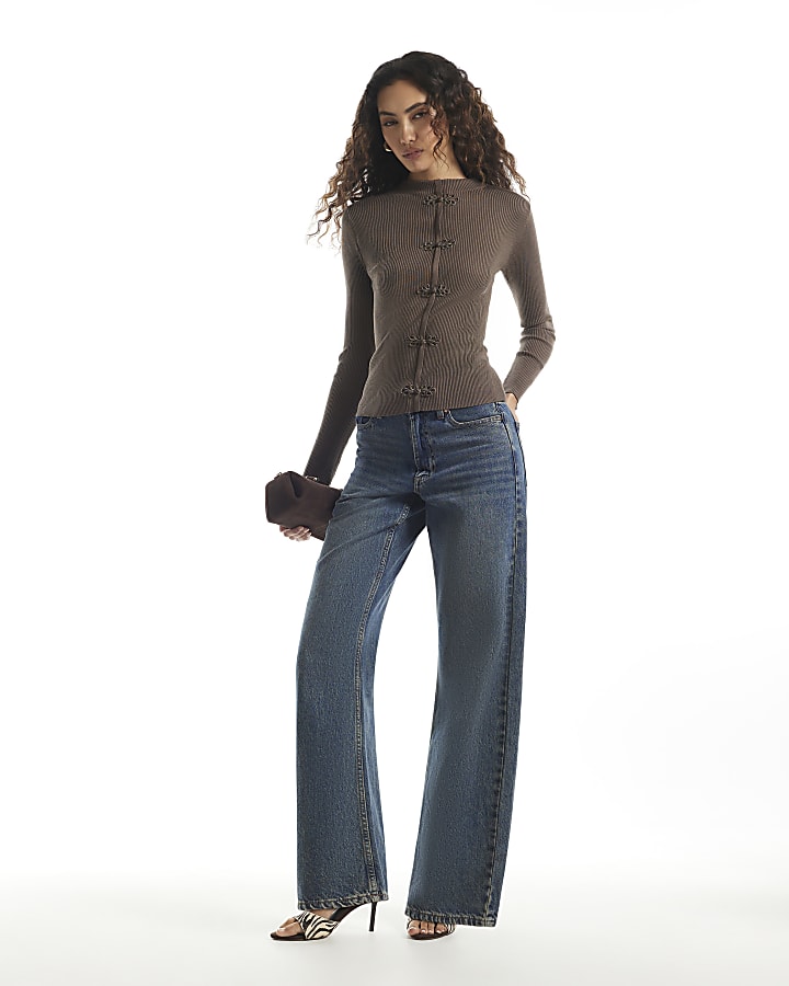 Brown Drummer Boy Knit Jumper