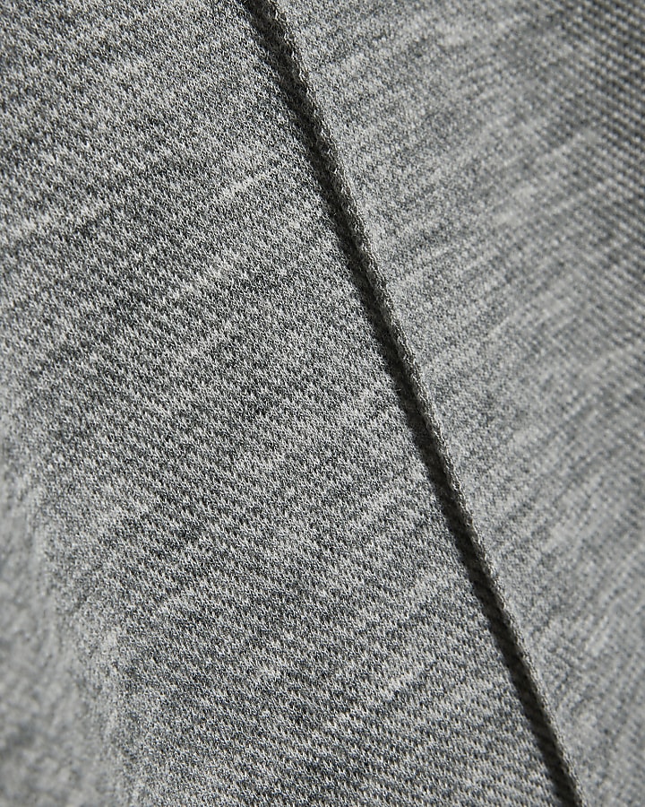 Grey Cosy Marl Wide Leg Trousers