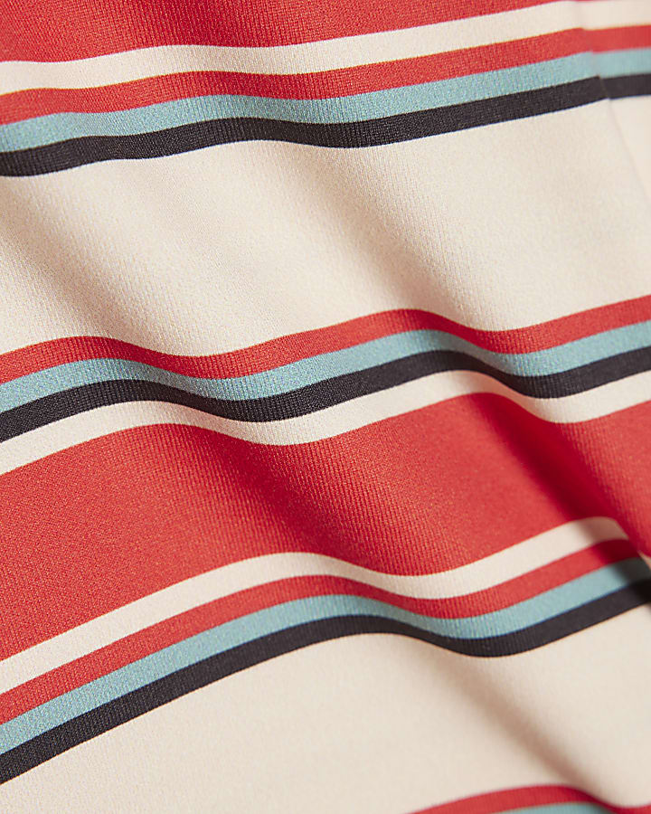 Red Striped Top and Trousers Set
