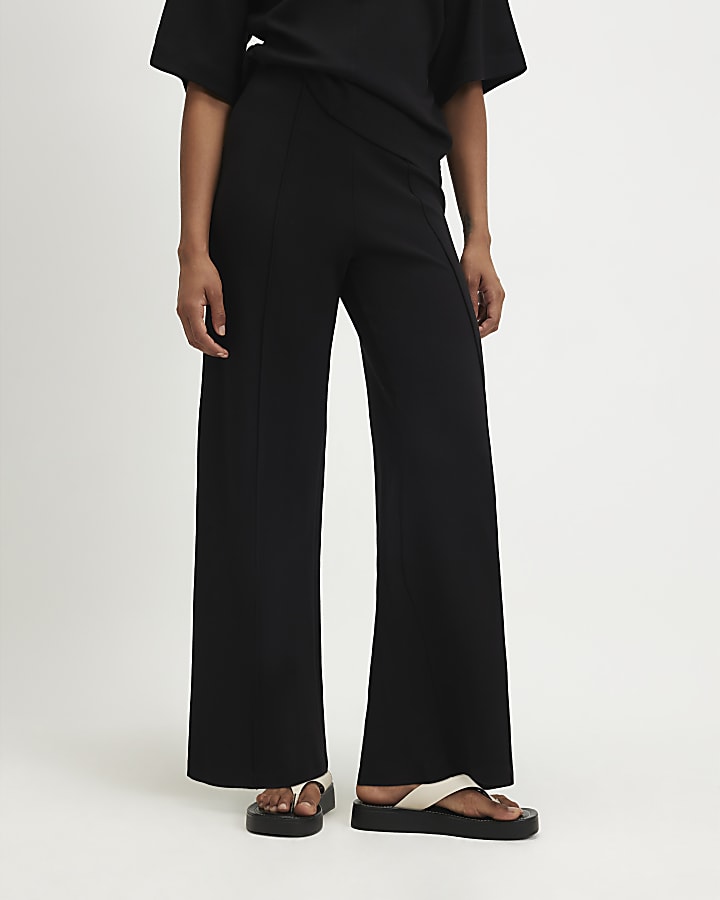 Black Wide Leg Trousers