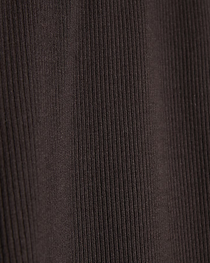 Brown Wide Leg Joggers