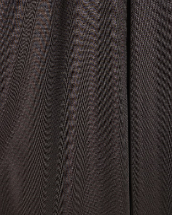 Brown Side Stripe Tracksuit Trousers