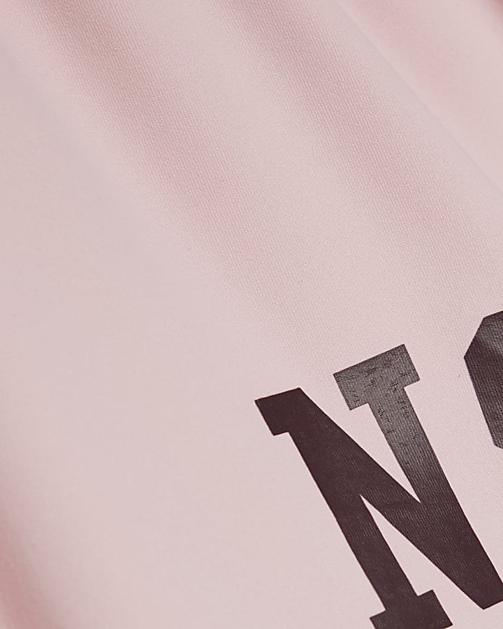 Pink Byron Bay T-Shirt And Shorts Set