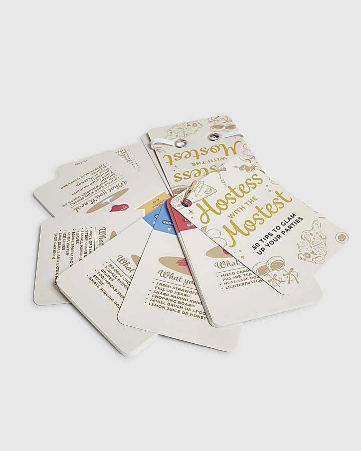 Cream Hostess With The Mostest Cards