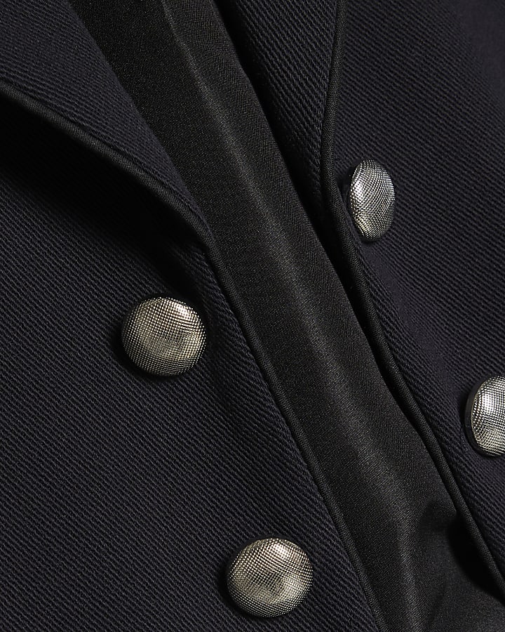 Black Button Drummer Jacket