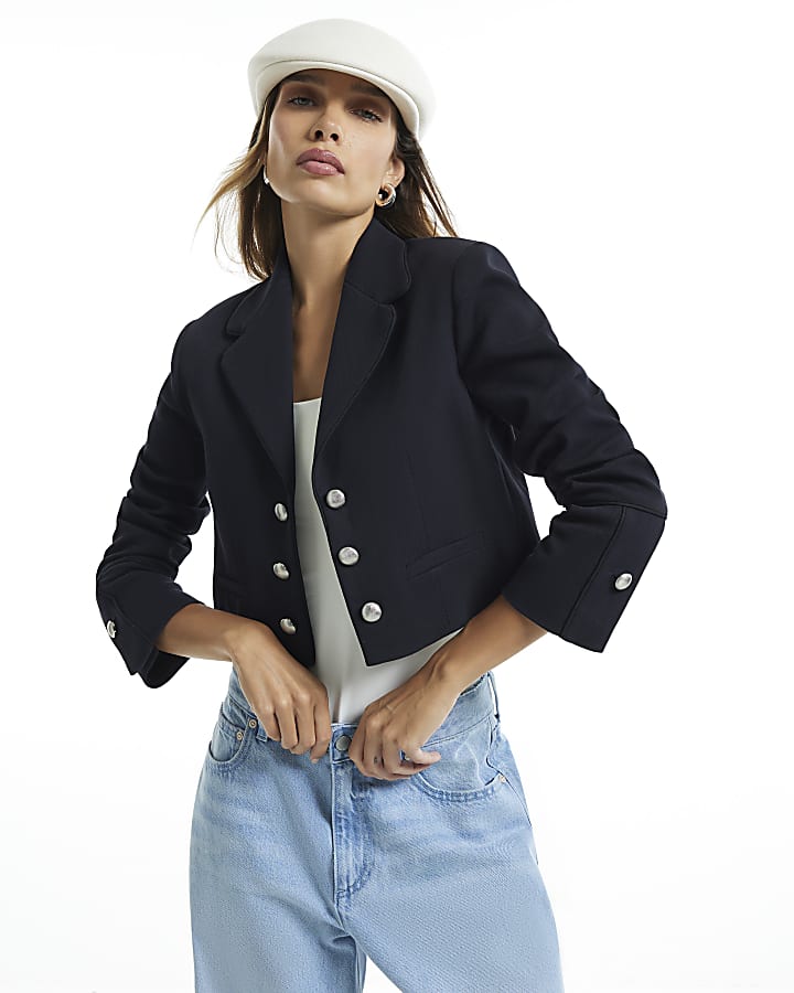 Black Button Drummer Jacket