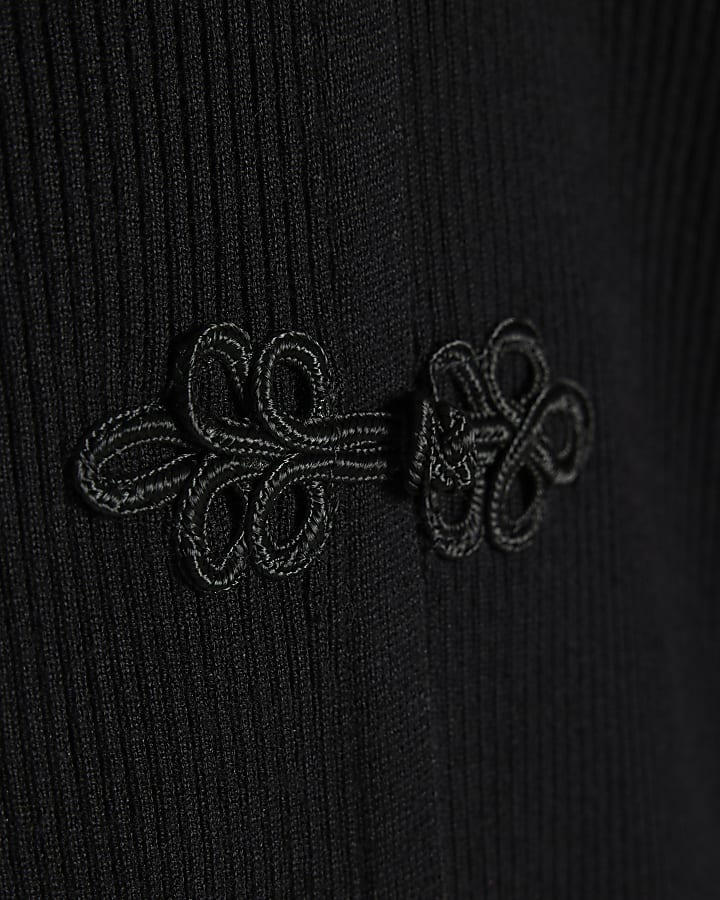 Black Drummer Boy Rib Knit Jumper