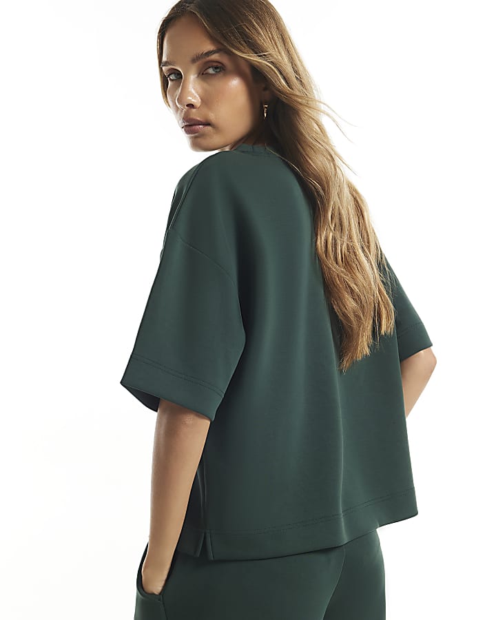 Green Premium Boxy T-Shirt