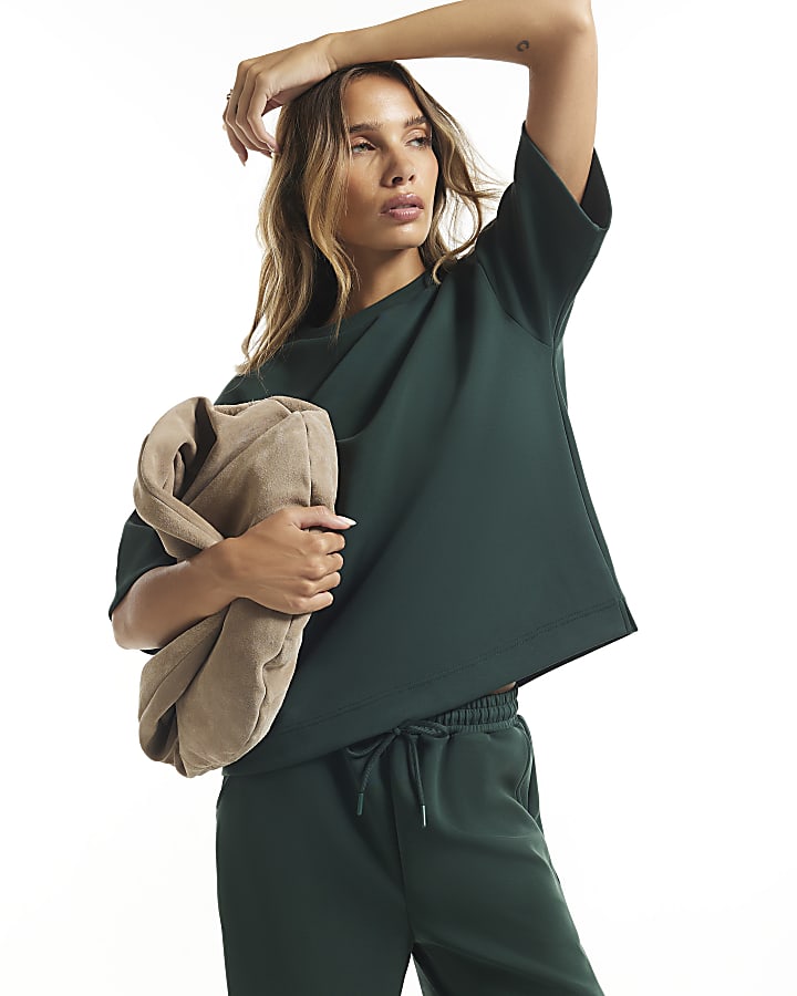 Green Premium Boxy T-Shirt