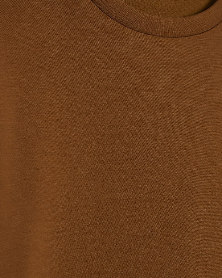 Brown Premium Boxy T-shirt