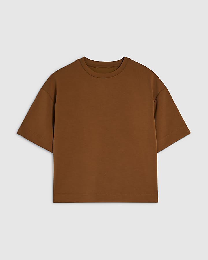Brown Premium Boxy T-shirt