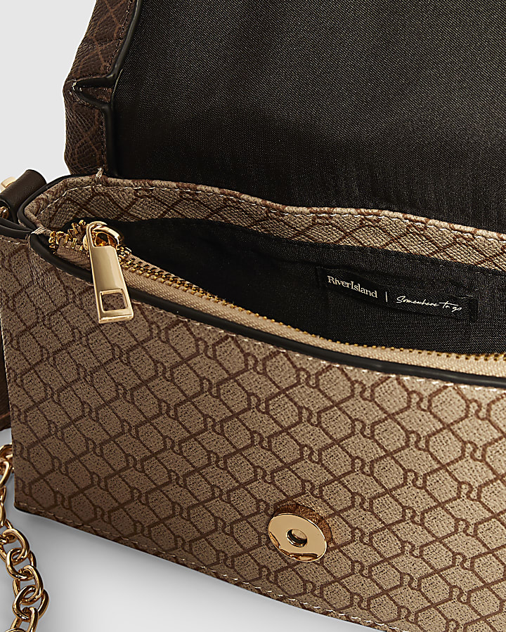 Brown Monogram Utility Webbing Crossbody Bag