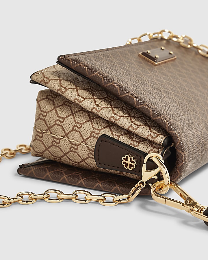 Brown Monogram Utility Webbing Crossbody Bag