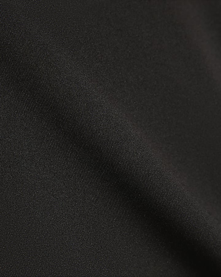 Black High Neck Top