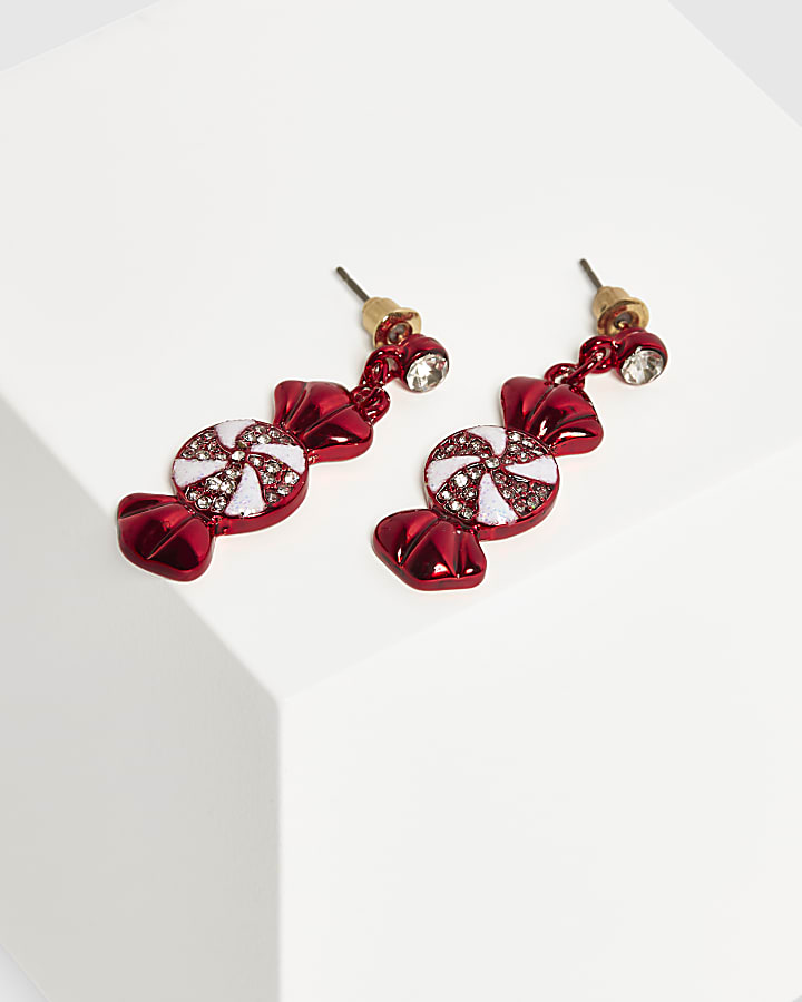 Red Sweet Drop Earrings
