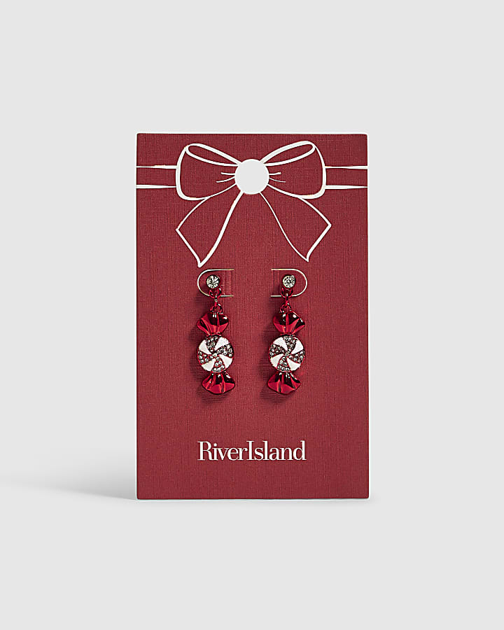 Red Sweet Drop Earrings