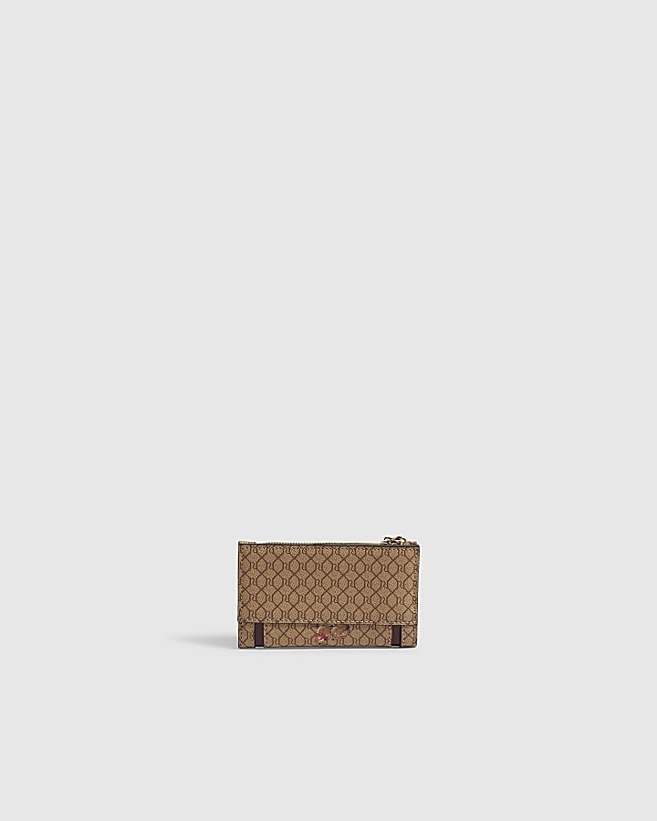 Beige Deer Print Mini Purse