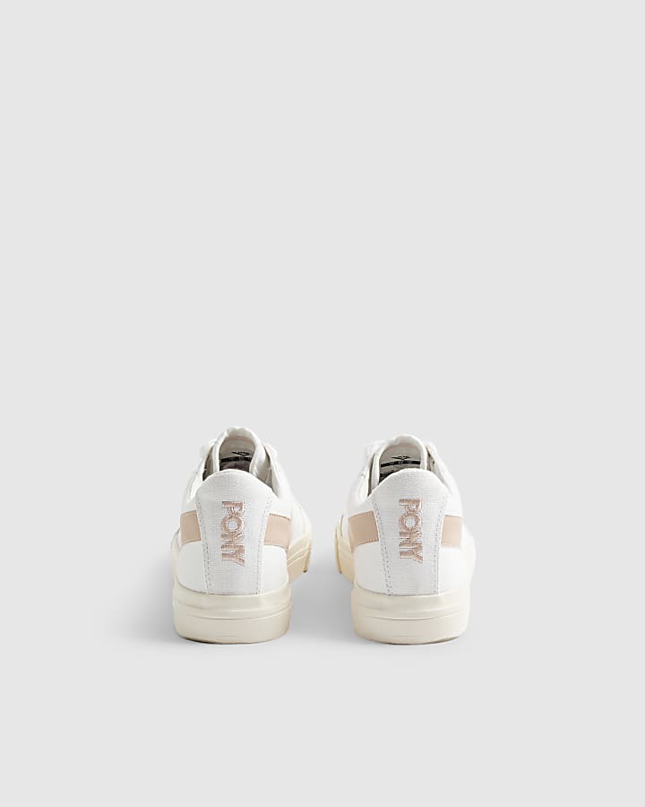 White Pony Slam Dunk Low Trainers