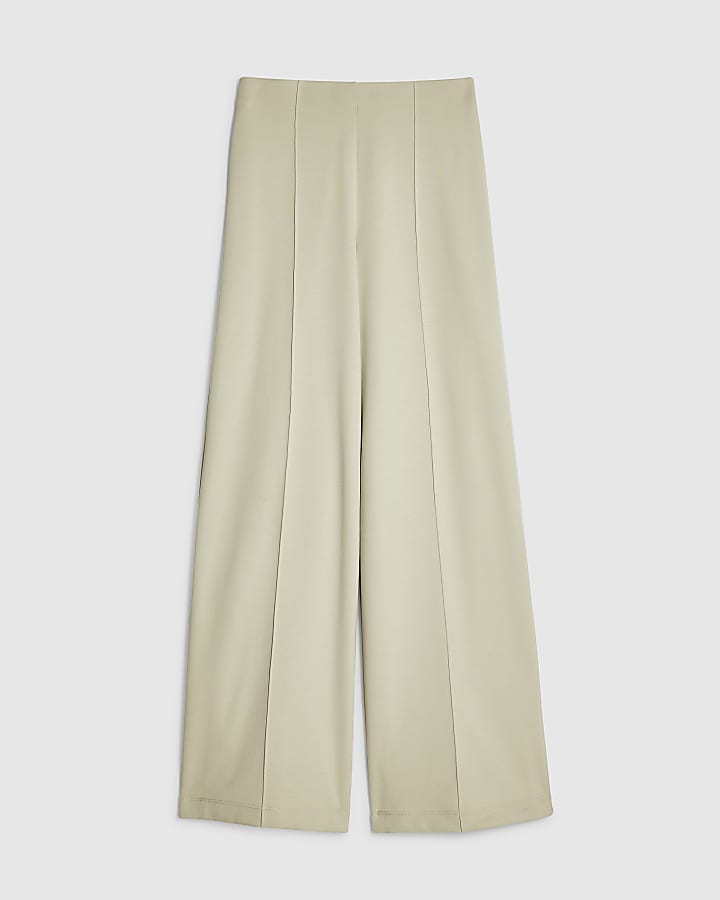 Green Premium Wide Leg Trousers