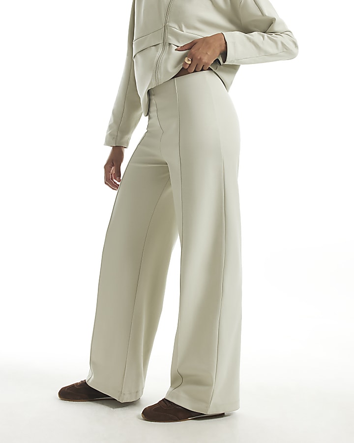 Green Premium Wide Leg Trousers