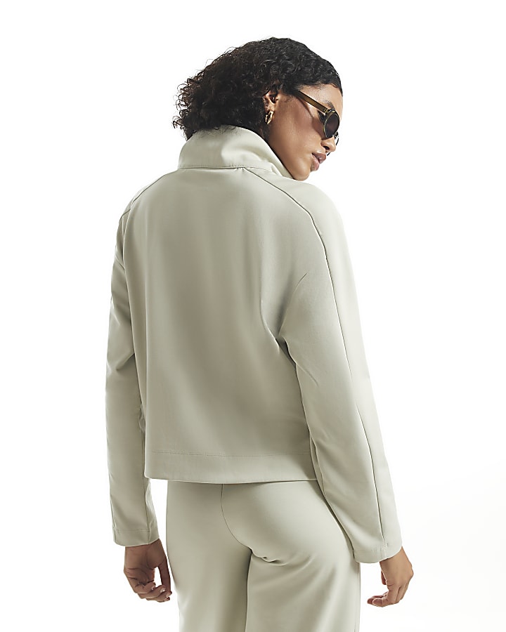 Green Premium Zip Through Jacket