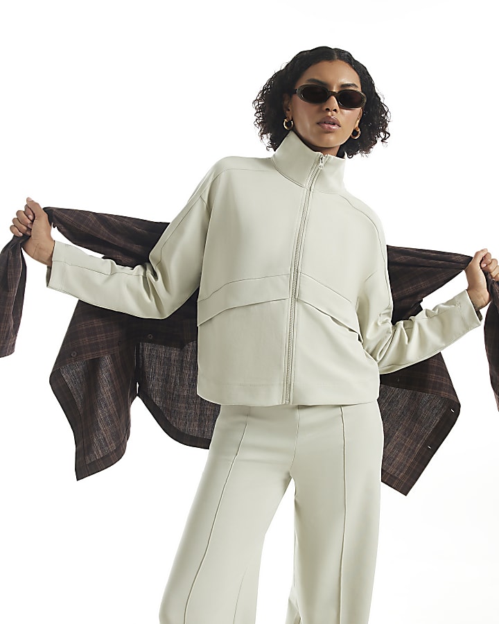 Green Premium Zip Through Jacket