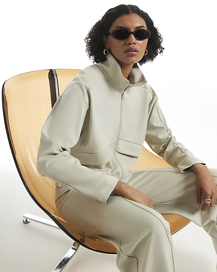 Green Premium Zip Through Jacket