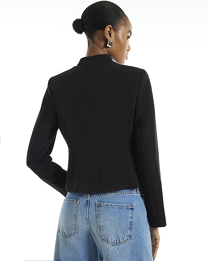 Black Tux Button Drummer Jacket