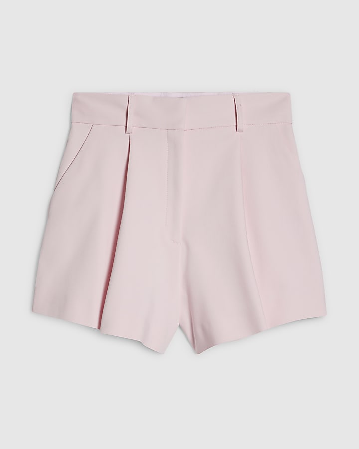 Pink Tailored Shorts