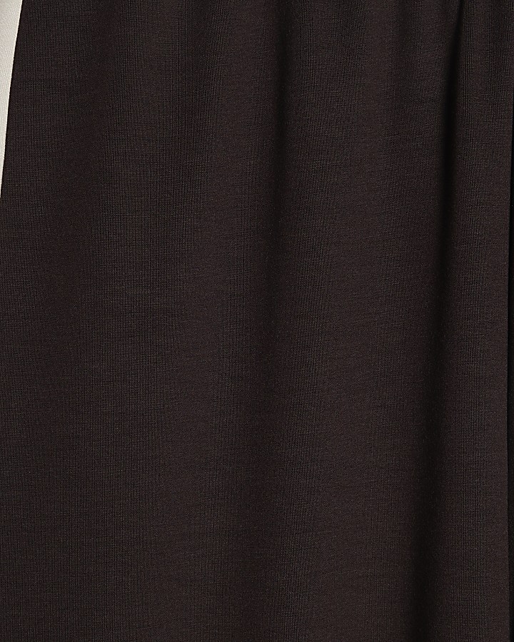Brown Premium Colour Block Track Joggers
