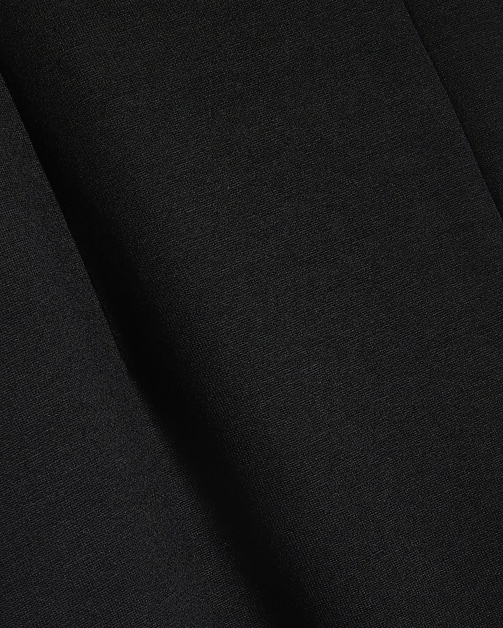 Black Premium Short Sleeve Jumpsuit
