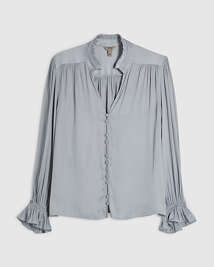 Green Airflow Button Up Top