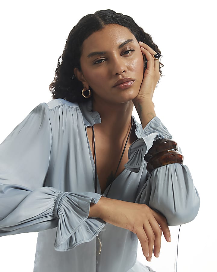 Green Airflow Button Up Top