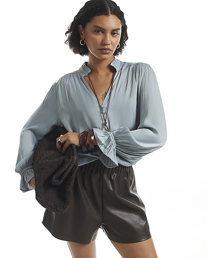 Green Airflow Button Up Top