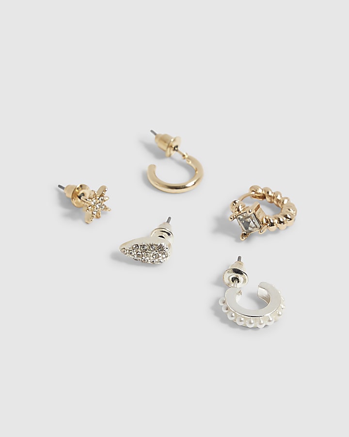 Silver Celestial Party Earrings Pack