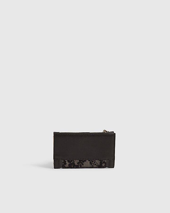 Black Lace Mini Foldout Purse