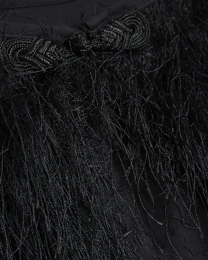 Black Feather Cape