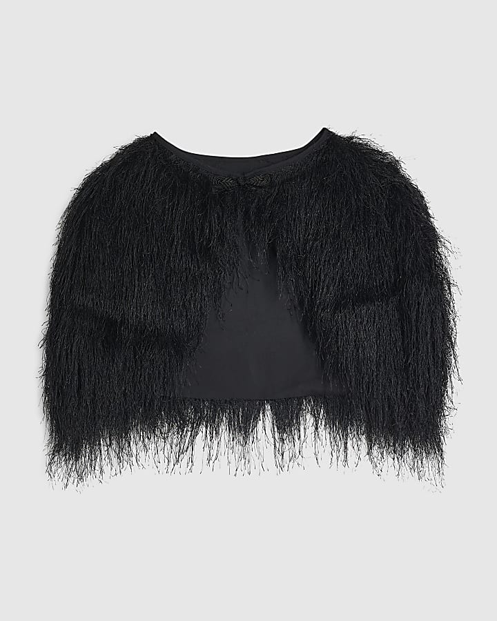 Black Feather Cape