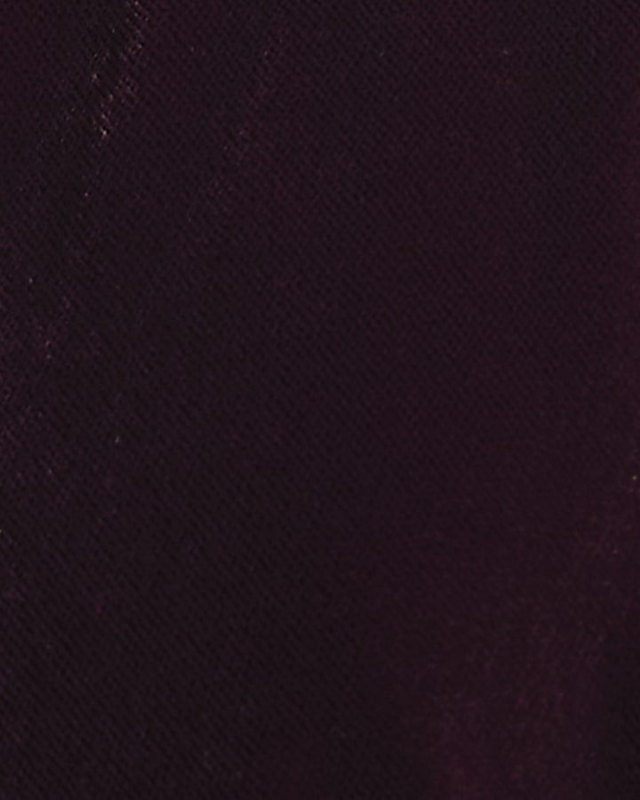 Burgundy Velvet Keyhole Jumpsuit