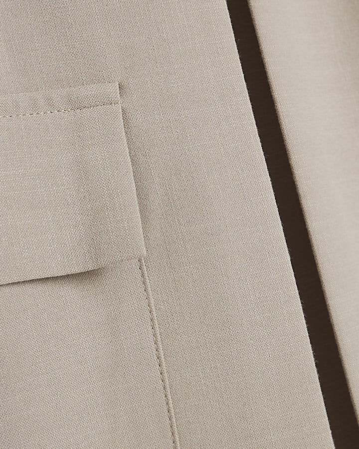 Petite Beige Pocket Trousers