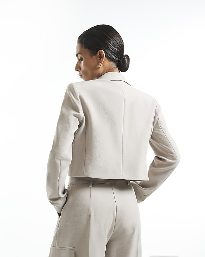Petite Beige Pocket Trousers