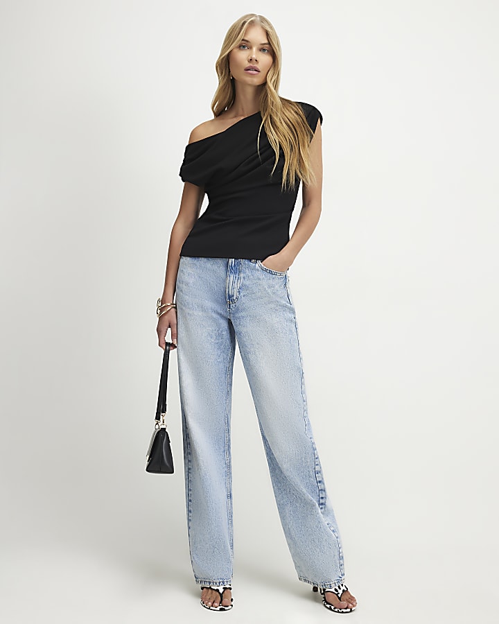 Black Drape Top