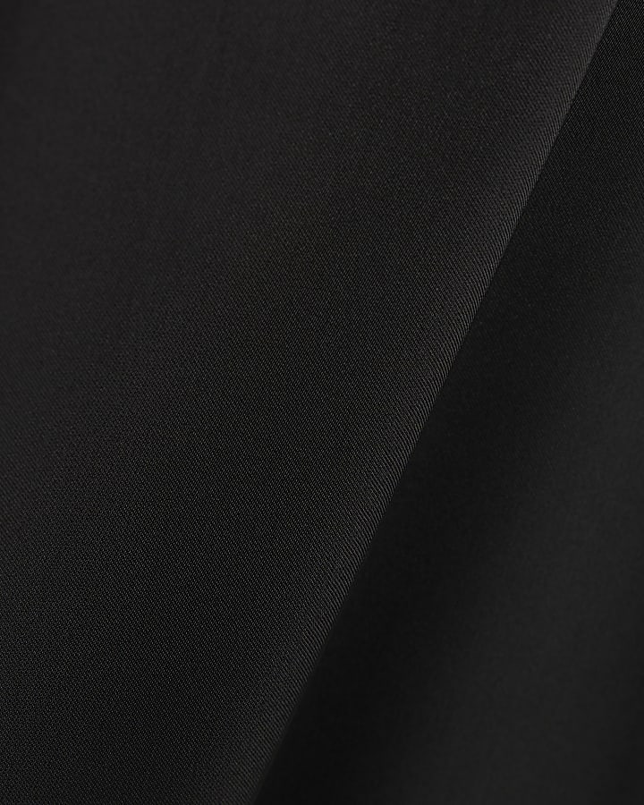 Black Satin Trousers